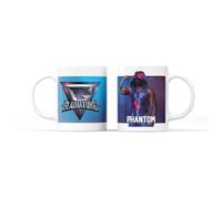 SMARTYPANTS Gladiators are You Ready? Tea Cup Coffee Mug - Apollo Bionic Giant Legend Nitro Phantom Steel Viper TV Show Gift Present (Phantom)