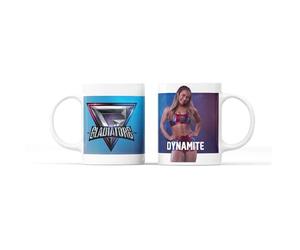 SMARTYPANTS Gladiators are You Ready? Tea Cup Coffee Mug - Athena Comet Diamond Dynamite Electro Fire Fury Sabre TV Show Gift Present (Dynamite)