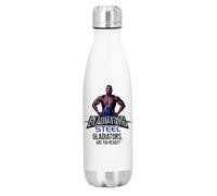 SMARTYPANTS Gladiators Steel Water Bottle Insulated Stainless Steel Flask Reusable Sports Bottle Leak Proof Metal Canteen for Gym School Travel Fitness Gear