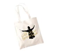 SmartyPants Greatest Showman Tote Bag - Movie Film Musical Circus Inspired Merch Merchandise Gifts Present Idea Kids Adults Birthday Christmas Cotton Shopper Gift Accessories (Natural Prime)