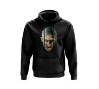 SmartyPants Hellraiser Black Hoodie Pullover - Classic Horror Thriller Scary Hellbound Heart Mystical Puzzle Box Pinhead Cenobites Halloween Cinema Film Movie Gift Present