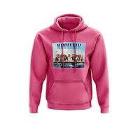 SmartyPants Mamma Mia Here We Go Again Hoodie - Movie Film Theatre Musical Romantic Comedy Fan Inspired Pop Supergroup Song Graphic Photo Pullover Gift Present Clothing (Candyfloss Pink Prime, XL)
