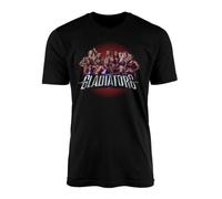 SMARTYPANTS New Gladiator Female Group T-Shirt Top Tee - TV Show are You Ready? Battle Games Present Gift (Medium, Black)