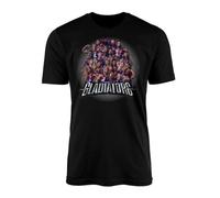 SMARTYPANTS New Gladiator Group T-Shirt Top Tee - TV Show are You Ready? Battle Games Present Gift (Small, Black)