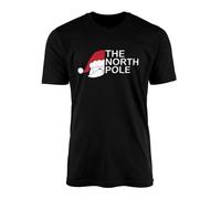 SMARTYPANTS North Pole T-Shirt Top Tee - Novelty Father Christmas Santa Claus Funny Merry Xmas Festive Eve Sports Outdoors Kids Childs Stocking Fillers Presents Gifts
