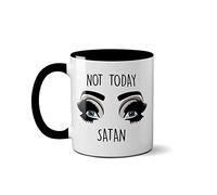SMARTYPANTS Not Today Mug- Ru Paul's Drag Race Gifts Presents Merchandise Gifts Funny Ceramic Handle Idea Heavy Duty Handle Dishwasher and Microwave Safe (Black Handle)