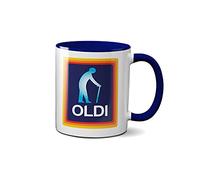 SMARTYPANTS Oldi Man Mug - Funny Old Age Joke 11oz Ceramic Coffee Tea Cup - Novelty Birthday, Christmas or Retirement Gift for Dad or Grandad - Father's Day 60th 70th