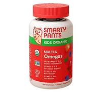 SmartyPants Organic Kids Multivitamin, 120 Gummies (Pack of 1)