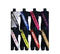 SMARTYPANTS Personalised Celebration Sash - Hen Party Birthday Baby Shower | 18th 21st 30th 40th 50th