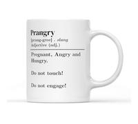 SMARTYPANTS Prangry Dictionary Definition Mug - White Coffee Mug - Birthdays Christmas Funny Gift Presents Celebration Novelty Oldi Large Handle Dino Coated Dishwasher/Microwave Safe
