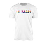 SMARTYPANTS Pride Human T-Shirt Top Tee - LGBT Flag Rainbow Lesbian Gay Bisexual Non-Binary LGBTQ Gift Present