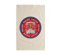SmartyPants Queen's Platinum Vintage 2022 Tea Towel - Queen Elizabeth Her Majesty 70 Years Commemorative Memorabilia Souvenir Royal Celebration Anniversary British Kitchen (Natural Prime)