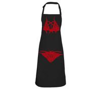 SMARTYPANTS Red Lace Lingerie Apron| Naughty & Humorous Apron for Him or Her | Funny Novelty for Couples | Gag Gift for Bachelor/Bachelorette Parties & Anniversaries