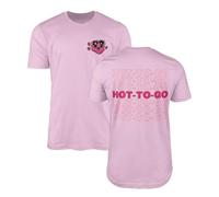 SMARTYPANTS Roan Pop Music T-Shirt Top Tee - TV Show Printed Round Neck Cotton Half Sleeve Summer Ladies Mens Unisex Gift Present - (Light Pink - 3XL)