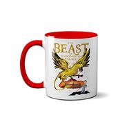 SMARTYPANTS - The Beast of Buckingham Palace Mug - World Book Day Ceramic Christmas Birthdays Gift Large Heavy Duty Handle Dino Coated Dishwasher/Microwave Safe Sublimation Ceramic (Blue Handle)