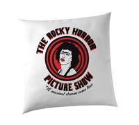 SmartyPants The Rocky Horror Picture Show Cushion - Fan Inspired Art Movie Film Cinema Theatre Muscial Time Warp Dance Monster Frank-N-Furter Home Decor Gift Present (Cover+Filling)