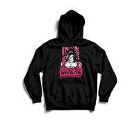 SmartyPants Training To Go Super Saiyan Hoodie- Gym Fitness Anime Television Fun Birthdays80% Ringspun Cotton 20% Polyester Kangaroo Pouch Pocket Twin-needle Stitching Detailing (9-11 Years, Black)