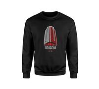 SMARTYPANTS Welcome To The Party Sweatshirt- Adult's Christmas 1988 Movie Action Xmas Presents Gifts Twin Needle Collar 80% Ringspun Cotton 20% Polyester High Stitch Density Extreme Comfort