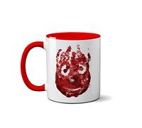SMARTYPANTS Wilson Cast Away Film TV Movie Mug - Volleyball Ceramic Cup Tea Coffee Hot Cold Drinks Gift Present (Red Handle)