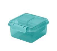 Smash 1.15L Lunch Box with 2 Snack Boxes | Leakproof Food Storage Container | School, Work & Travel, Green