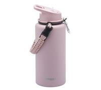 Smash 1 Liter | 34 oz Double Wall Stainless Steel Water Bottle (Pink)