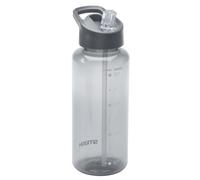 Smash 1 Litre Water Bottle with Water Timings Black