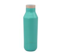 Smash 360° Edge Stainless Steel Insulated Water Bottle - Double Wall, Leak Proof, One-Touch Screw Top Lid, 360° Drinking Edge, Green