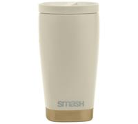 Smash Beige & Gold Stainless Steel Travel Coffee Cup - 350ml