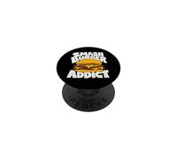 Smash Burger Minimalist Badge Patch PopSockets Adhesive PopGrip