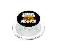 Smash Burger Minimalist Badge Patch PopSockets PopGrip for MagSafe