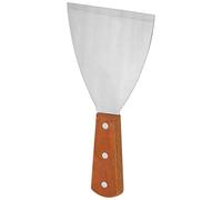 Smash Burger Spatula Griddle Scraper Wood + Stainless Steel Stainless Steel Non Stick Heat Resistant BBQ Grill Beafsteak Spatula Turner Cooking Tool