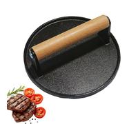 Smash Burger Weight - 900 g, Ergonomic Handle, Non-Slip Press, Professional Meat Shape, Stove Top, Cast Iron Pan, for Dining Room, Garden, Event, Summer Holiday, BBQ Accessory Set, St