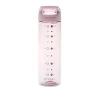 Smash Chugger Water Bottle with Water Timings 700ml Pink