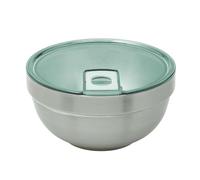 Smash Double Wall Microwave Safe Stainless Steel Bowl (Sage)