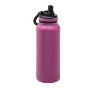 Smash Double Wall Stainless Steel Magnetic Phone Holder Water Bottle 1L /34oz, Pink