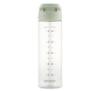 Smash Drink Bottle with Water Timings 700ml Sage, Grey