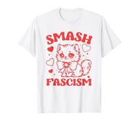 Smash Fascism, Funny Anti-Fascism Cat T-Shirt