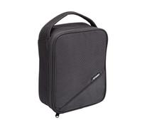 Smash Insulated Lunch Bag, Fabric, 8cm x 18cm x 25cm,Black | Smash Blue IQ Lining, This lunch bag can collapse for easy storage.