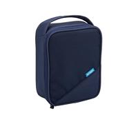 Smash Insulated Lunch Bag, Navy | Smash Blue IQ Lining, This lunch bag can collapse for easy storage.