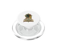 SMASH NAVIGATOR Retro Padel Player PopSockets PopGrip for MagSafe