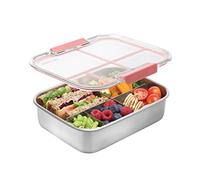 Smash Stainless Steel Bento Lunch Box, 5 Compartments,Blush, 1400ml (40038)