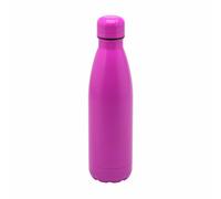 Smash Stainless Steel Pink Twin Wall Soda Bottle - 500ml