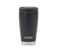 Smash Stainless Steel Twist & Lock Travel Coffee Mug 350ml/ 12 fl oz Black | Double Wall | Lockable Lid | Stainless Steel