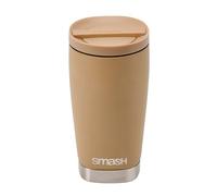 Smash Stainless Steel Twist & Lock Travel Coffee Mug 355ml/ 12 fl oz Biscuit