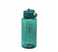 Smash Teal Water Bottle With Sipper Straw Cap - 800ml