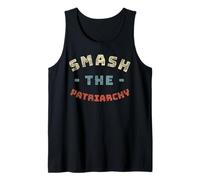 Smash The Patriarchy Feminist Retro Vintage Graphic Tank Top