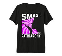 Smash the Patriarchy - Feminist Silhouette Female Symbol Premium T-Shirt