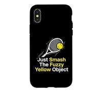 Smash The Yellow Object Tennis Player Case for iPhone X/XS