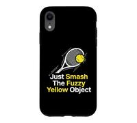 Smash The Yellow Object Tennis Player Case for iPhone XR