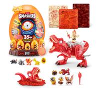 Smashers Dino Egg Hunt by ZURU, Light-Up Fire Breathing Dinosaur Themed Treasure Hunt Toy, Collectable Toy for Boys and Kids (T-Rex)